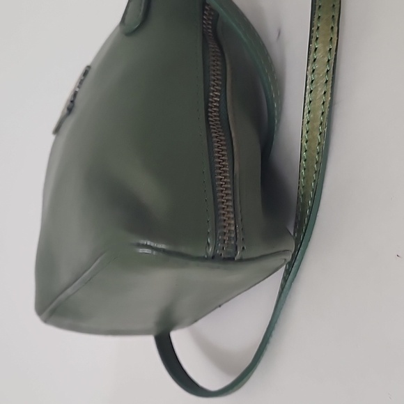 Pratesi Firenze Italian Leather Green shoulder bag - Picture 6 of 12